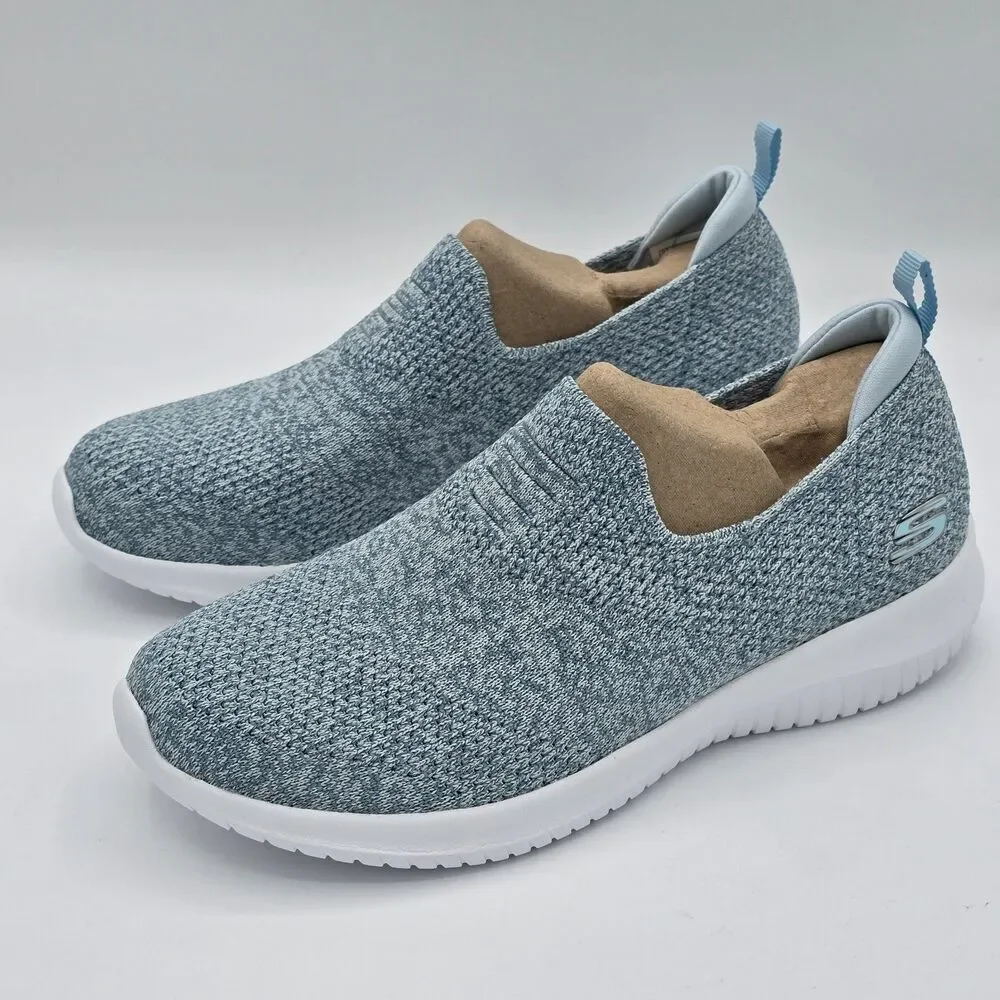 Skechers Ultra Flex Harmonious Slip On Shoes Light Blue Women’s Size 6.5
